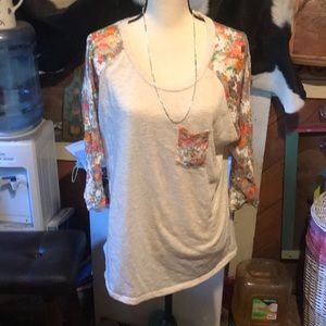 Cute sheer light weight long sleeve